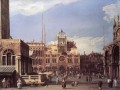 Piazza San Marco The Clocktower Canaletto Venice